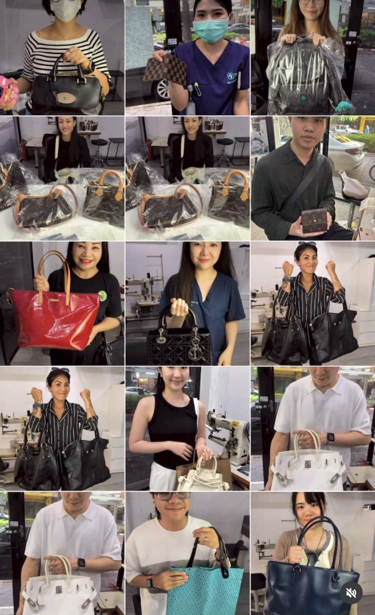 รีวิวลูกค้าและผลงานหลังซ่อม ทำความสะอาด และฟื้นฟูกระเป๋าแบรนด์เนมโดย Bag Spa Solution