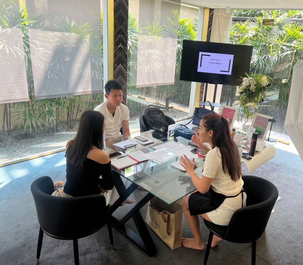 Bag restoration and repair training course at Bag Spa Solution Bangkok
