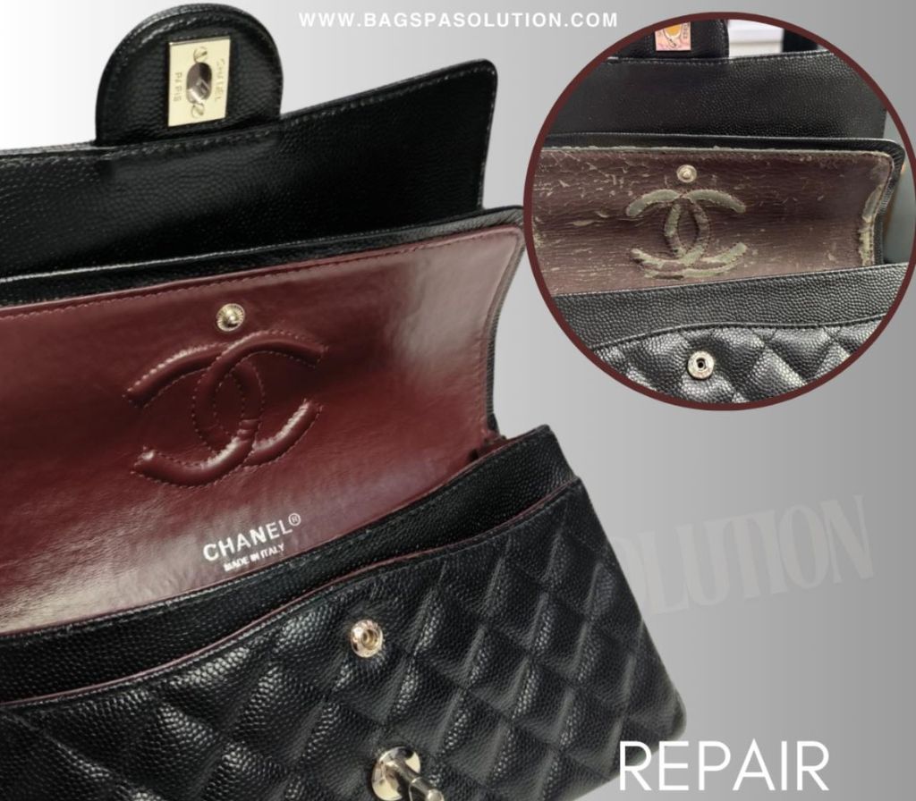 Chanel bag repair and restoration service by Bag Spa Solution Bangkok